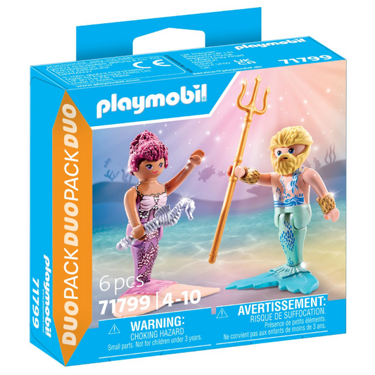 Playmobil 71799 - DuoPack Meerjungfrau und Meermann