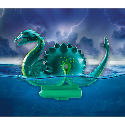 Playmobil 71830 - Wikinger mit Seeungeheuer - Drachenfigur