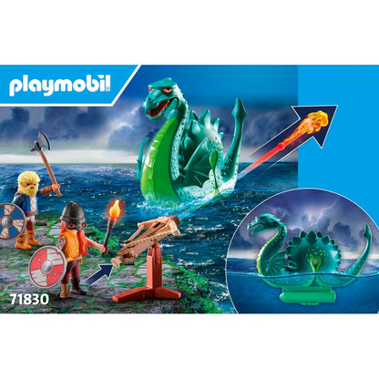 Playmobil 71830 - Wikinger mit Seeungeheuer - Drachenfigur