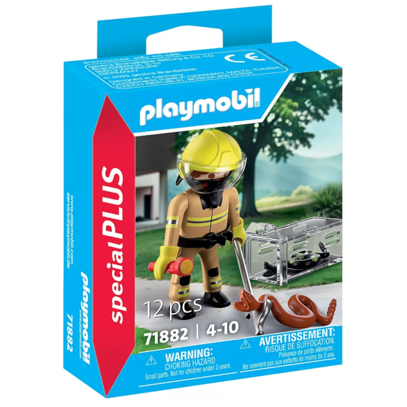 Playmobil 71882 - Feuerwehrmann fängt giftige Schlange