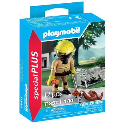 Playmobil 71882 - Feuerwehrmann fängt giftige Schlange