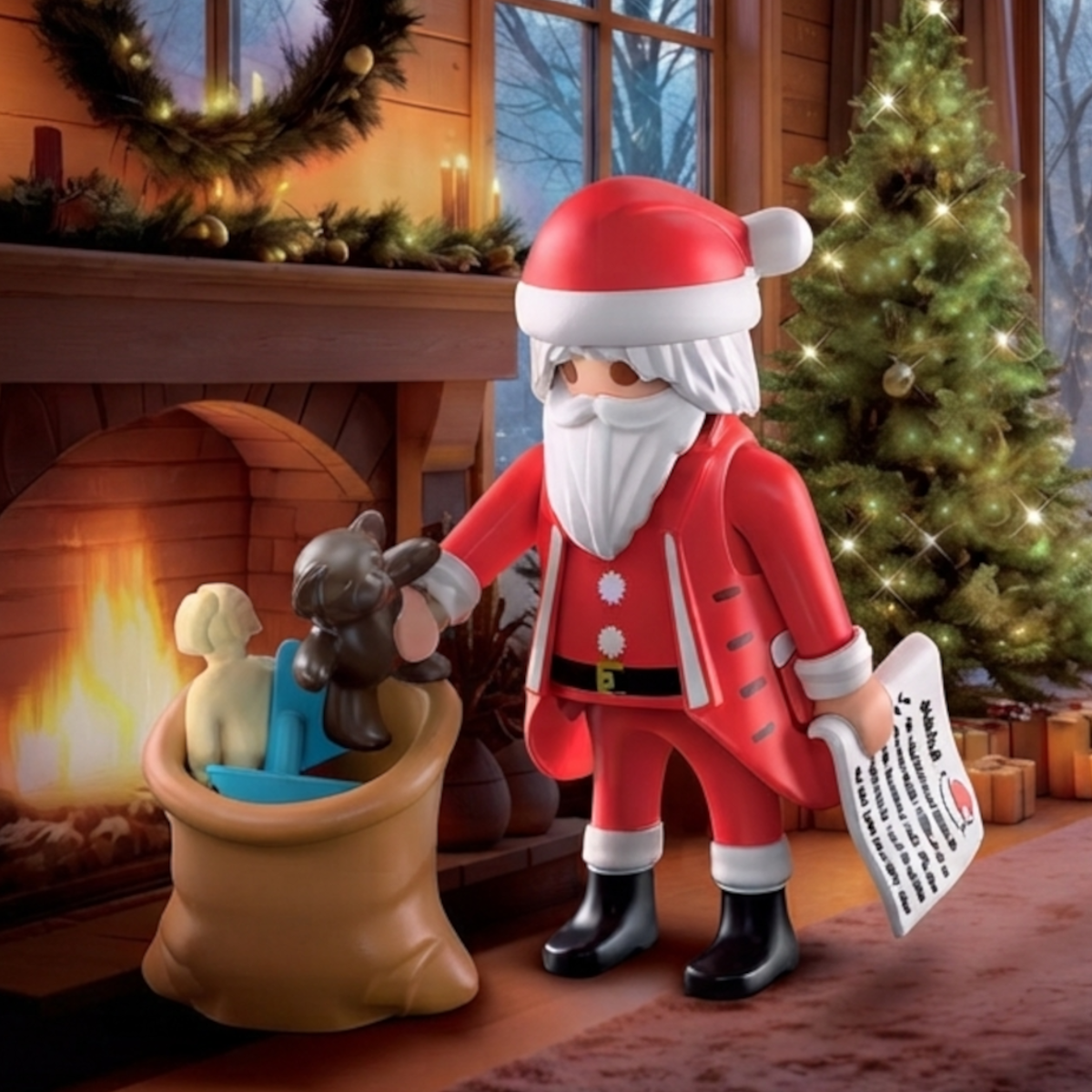 Playmobil 71883 - Weihnachtsmann mit Jutesack voller Geschenke