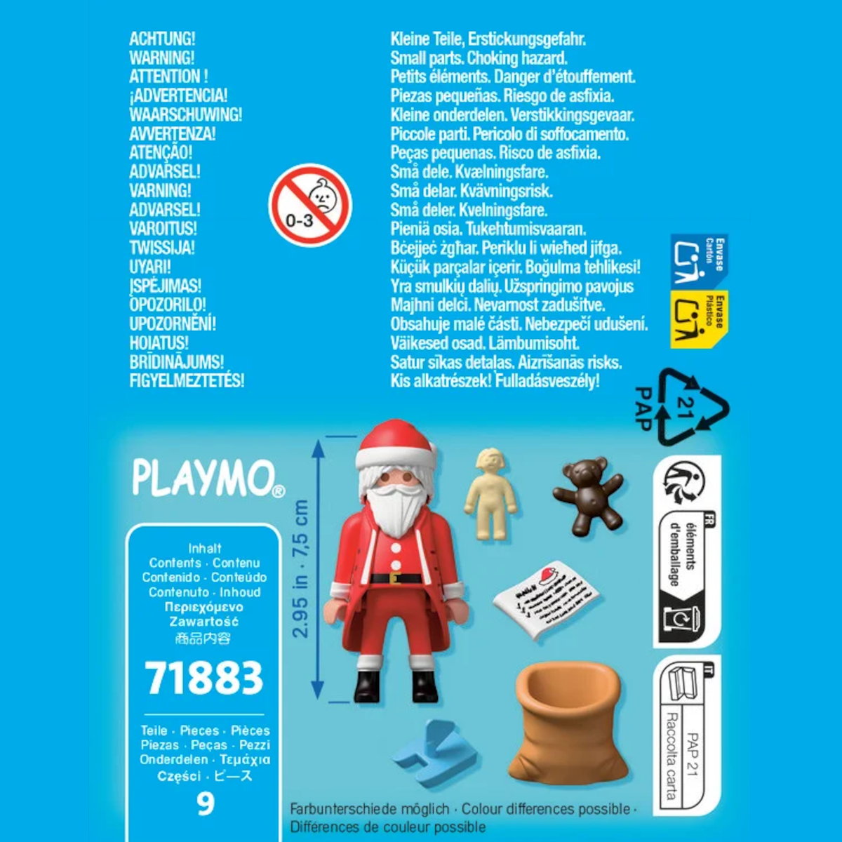 Playmobil 71883 - Weihnachtsmann mit Jutesack voller Geschenke