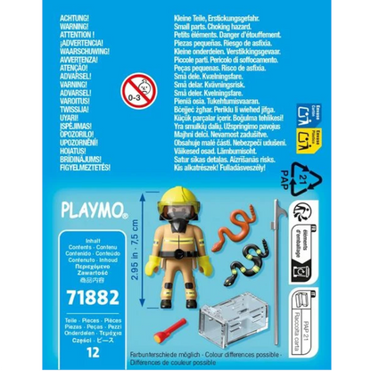 Playmobil 71882 - Feuerwehrmann fängt giftige Schlange