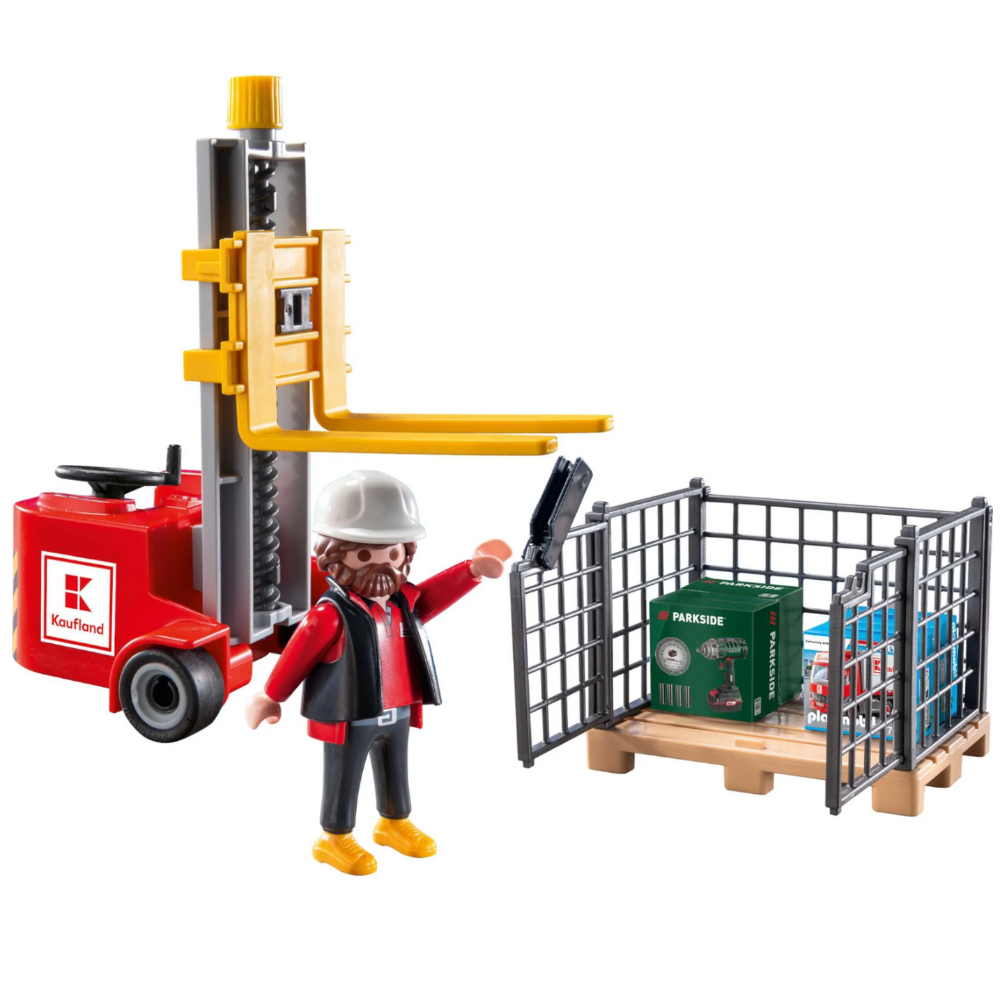 Playmobil 71898 - City Life - Kaufland Gabelstapler Hubwagen Lager