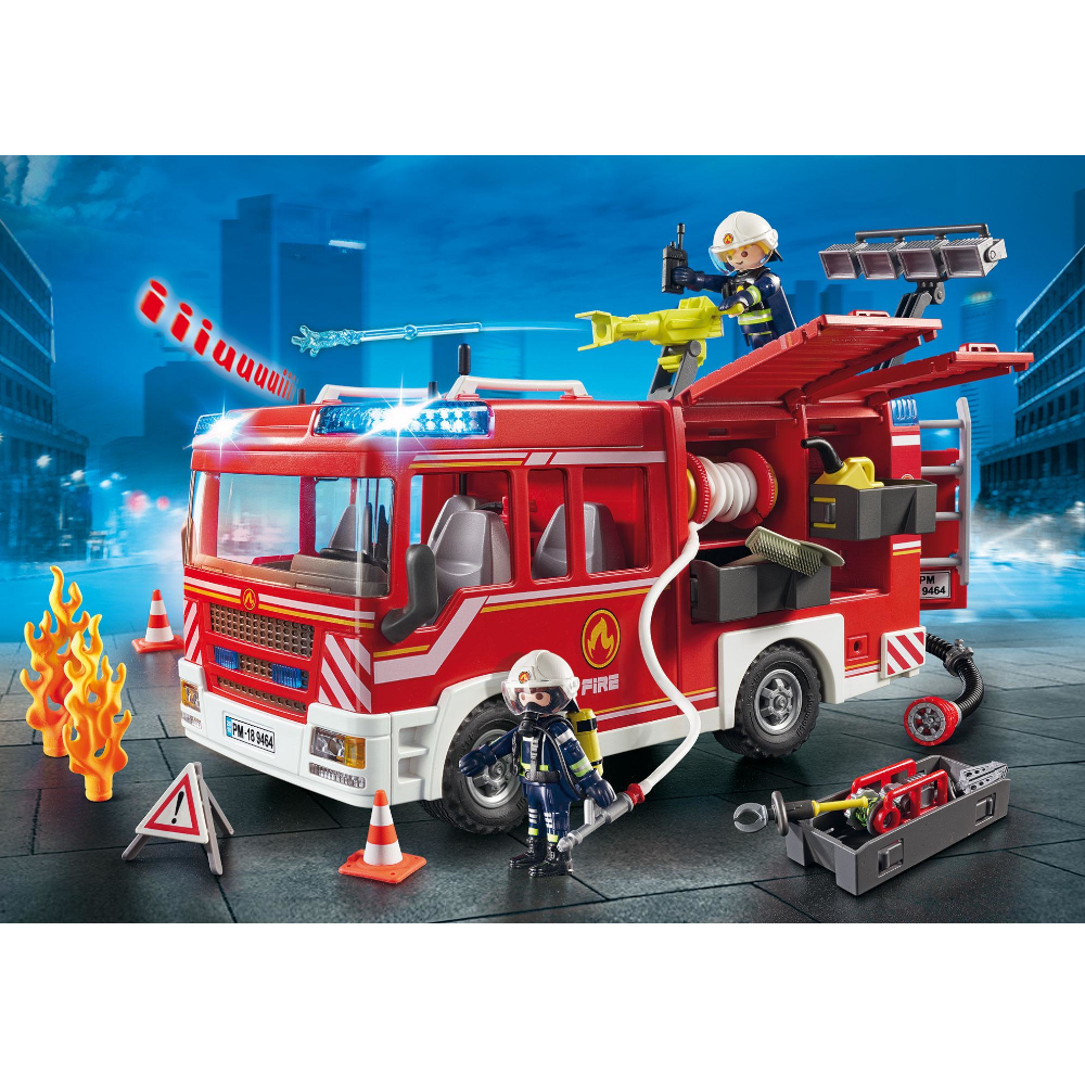 Playmobil 9464 - Action Heroes - Feuerwehr-Rüstfahrzeug mit Licht und Sound