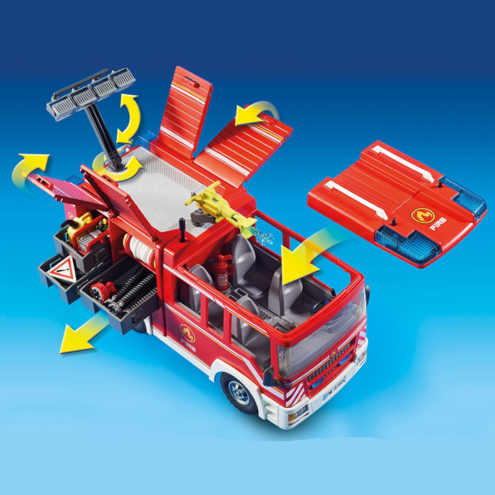Playmobil 9464 - Action Heroes - Feuerwehr-Rüstfahrzeug mit Licht und Sound