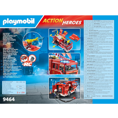 Playmobil 9464 - Action Heroes - Feuerwehr-Rüstfahrzeug mit Licht und Sound