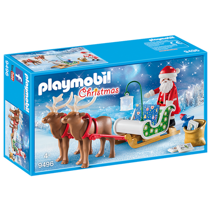 Playmobil 9496 - Christmas - Weihnachtsmann mit Rentierschlitten Geschenke