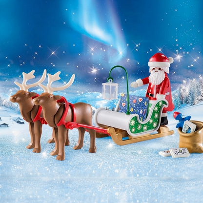 Playmobil 9496 - Christmas - Weihnachtsmann mit Rentierschlitten Geschenke