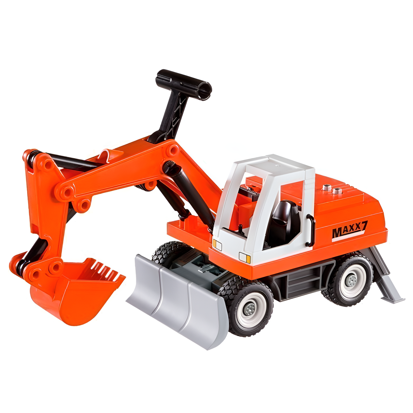 Playmobil 9800 - City Action - Bagger mit Räumschild Baustelle
