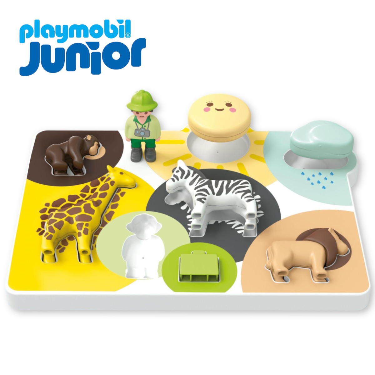 Playmobil JUNIOR 71655 - Mein erstes Safari Puzzle ab 1 Jahr - Babyspielzeug