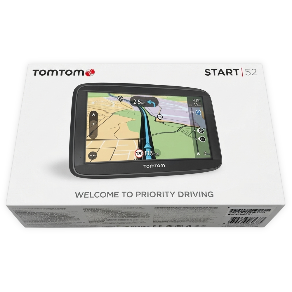 TomTom Start 52 GPS-Navigationsgerät 5 Zoll Europa Günstig Einsteiger Auto