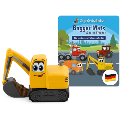 Tonies Tonie Figur Kinderlieder Bagger Mats & seine Freunde