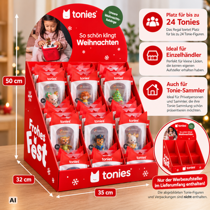 Tonies Werbeaufsteller Display Karton Weihnachten 2026 - Dekoständer