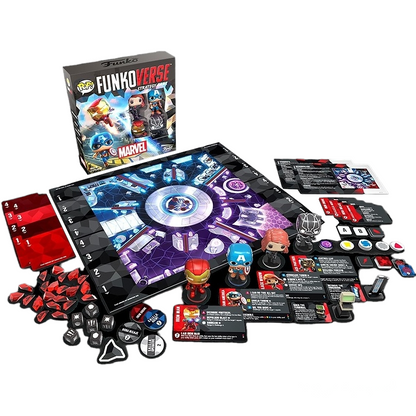 Funko Pop Marvel Brettspiel Strategiespiel Funkoverse mit 4 Figuren (Deutsch)